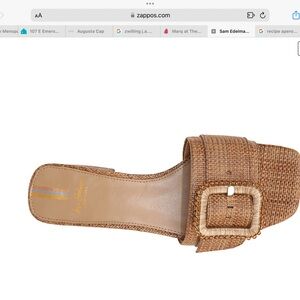 Sam Edelman Deacon Beaded slide sandal. Excellent condition, worn twice.